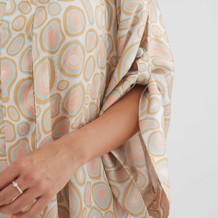 REBORN Long Sleeved Pocket Silky Satin Robe, size 8-18